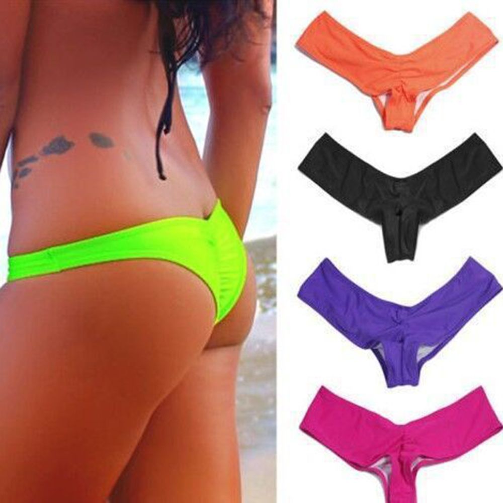 Thong Bikini Women - Vacation T-Shaped Thongs Large Size Sexy