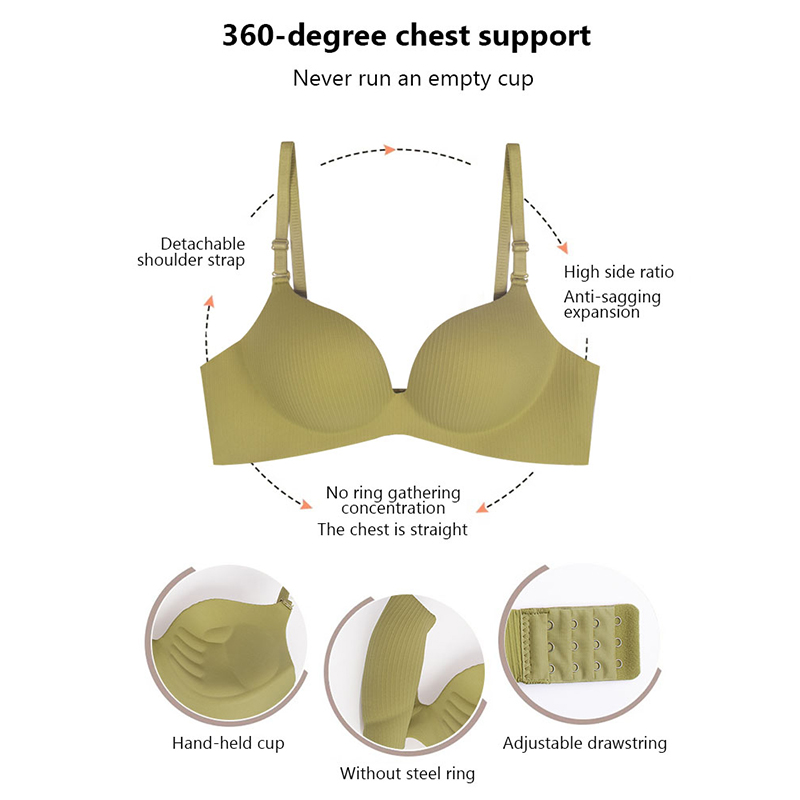 FallSweet Candy Push Up Bra fo - огляд і ціна Bralette Wireless Soft